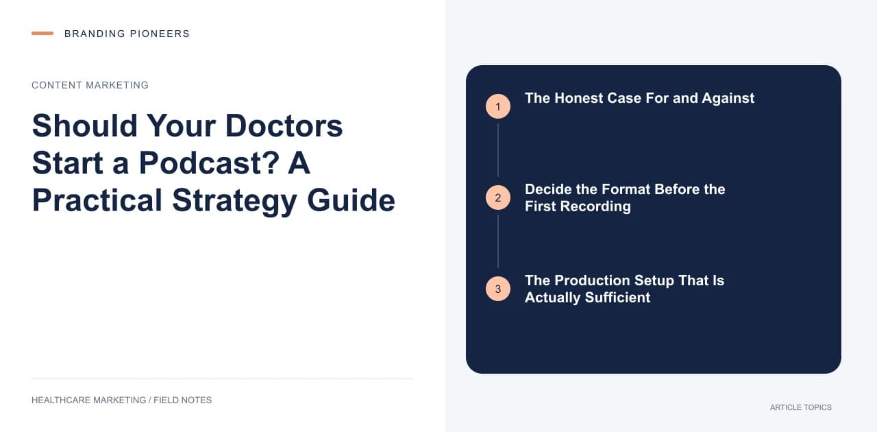 Should Your Doctors Start a Podcast? A Practical Strategy Guide