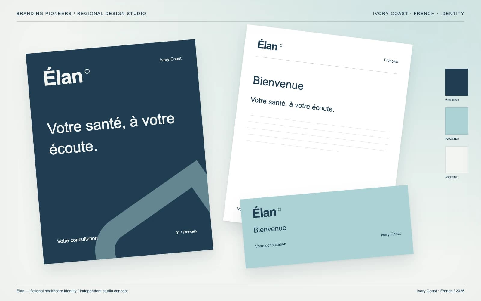 Élan: Ivory Coast identity and stationery concept