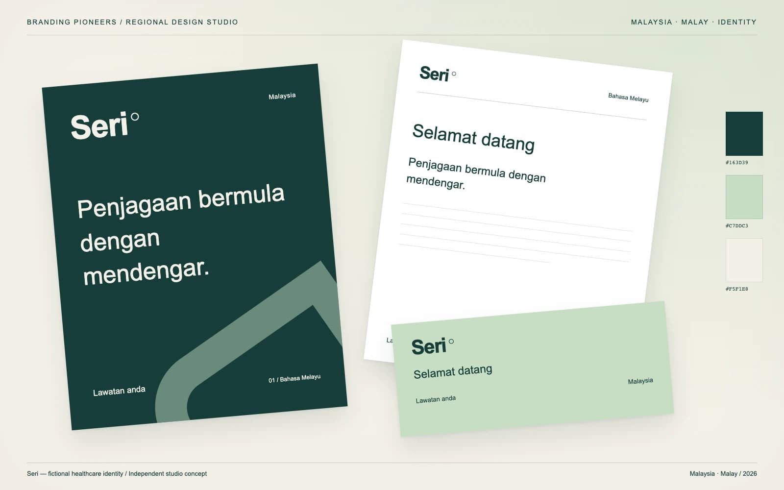 Seri: Malaysia identity and stationery concept