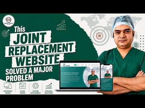 Joint Replacement Website Built to Work: Easy, Well-Arranged, Informative
