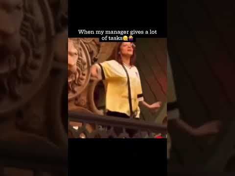 When the Manager Gives Unexpected Workload