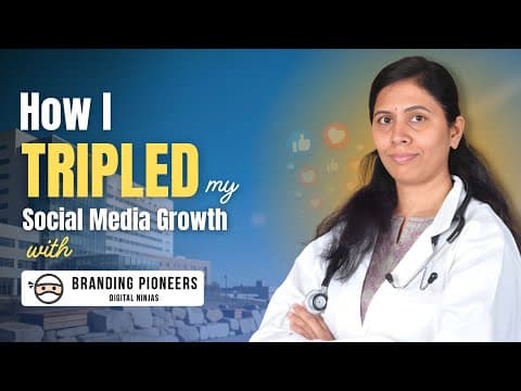 How Branding Pioneers Boosted Dr. S. Krishna Prasanthi's Social Media Growth | Client Testimonial