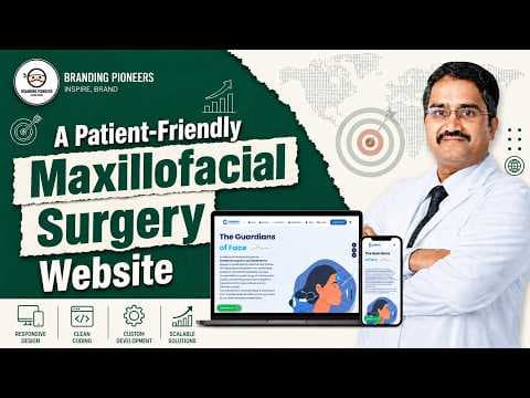 Maxillofacial Surgeon Website with Medical Illustrations (Patient-Friendly Build)
