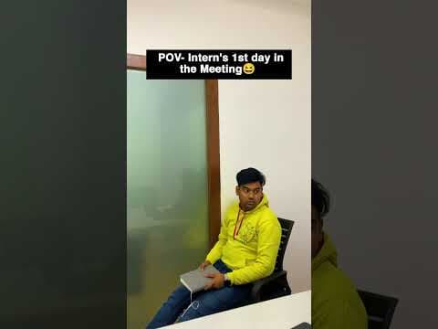 Interns' Meeting — Funny Office Scene