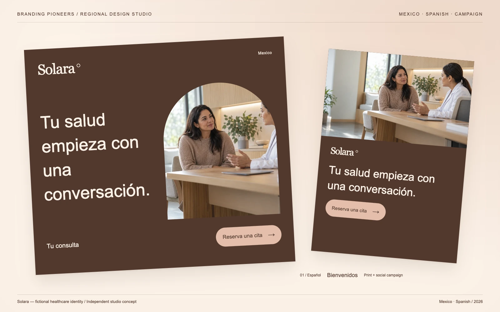 Solara — Mexico, Spanish: Print & social campaign. Independent studio concept.